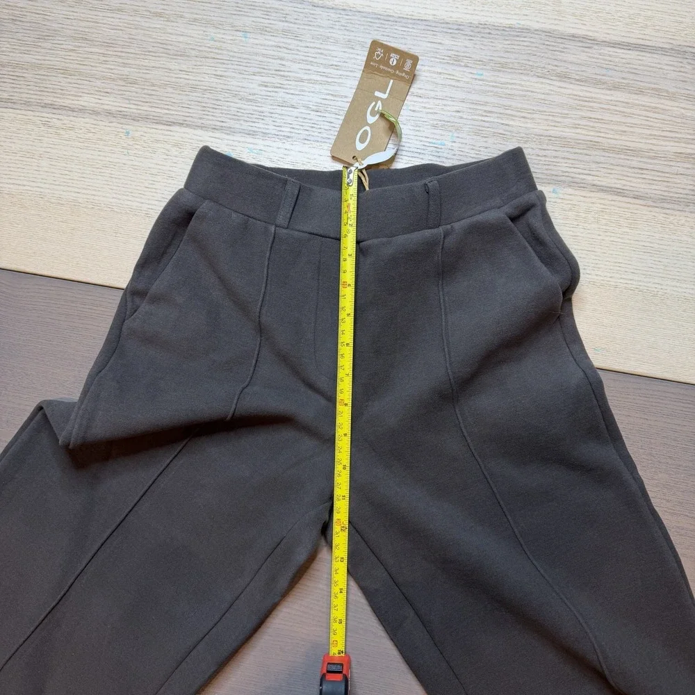 OGL‎ Women Pants XS High-Waisted Wide Leg Pant Pockets Wool Blend